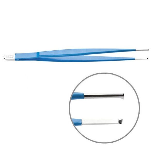 Пинцет монополярный хирургический BOWA длина 180 мм, наконечники 18x2 мм, без коннектора