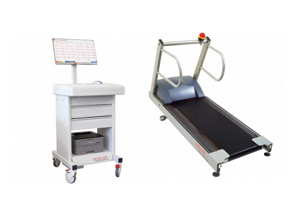 Система для нагрузочного тестирования Schiller CARDIOVIT CS-104 с беговой дорожкой MTM-1400 Med