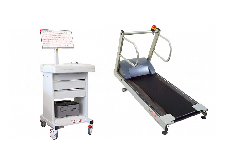 Система для нагрузочного тестирования Schiller CARDIOVIT CS-104 с беговой дорожкой MTM-1400 Med