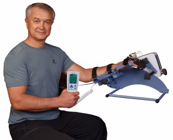 Аппарат Ormed Flex F05FR для роботизированной механотерапии лучезапястного сустава, кисти и пальцев рук (2 в одном)