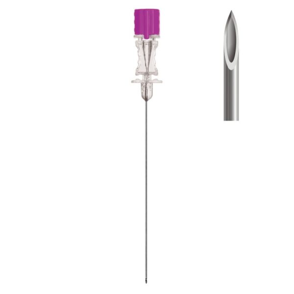 Игла спинальная Quincke (Квинке) Apexmed без проводника 24G/90мм (25шт/уп)