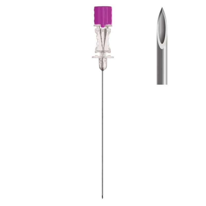 Игла спинальная Quincke (Квинке) Apexmed без проводника 24G/90мм (25шт/уп)