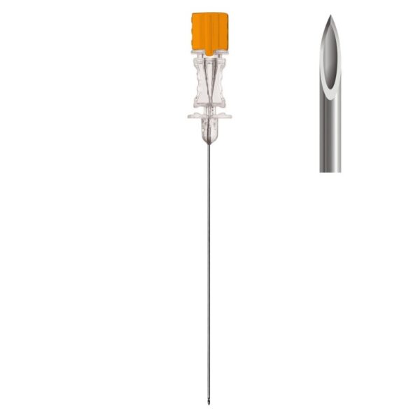 Игла спинальная Quincke (Квинке) Apexmed с иглой-проводником 25G/20мм (25шт/уп)