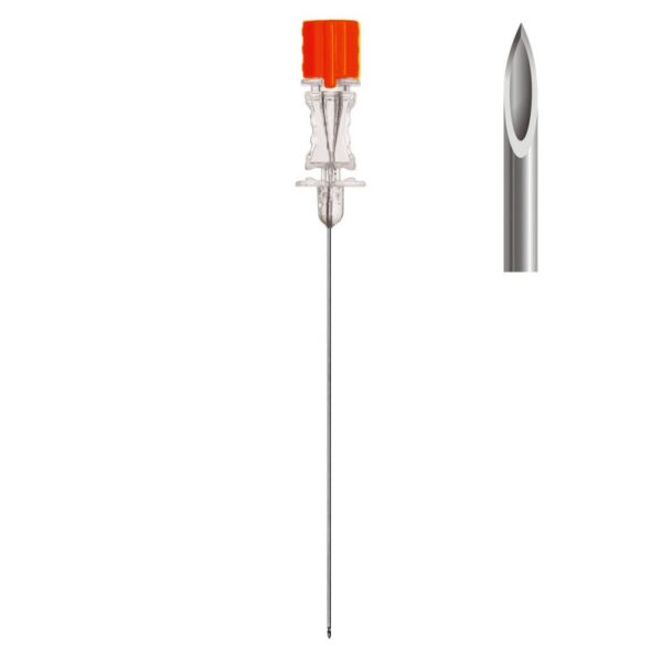 Игла спинальная Quincke (Квинке) Apexmed с иглой-проводником 29G/90мм (25шт/уп)