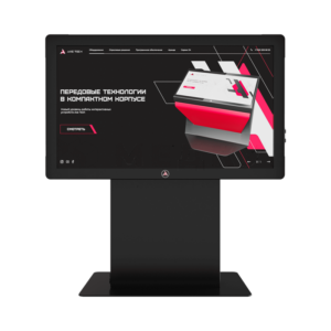 Интерактивный стол AxeTech Rise 43″ с изменением высоты и угла наклона экрана, комплектация Start