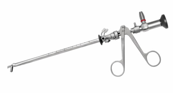 Ствол с обтуратором и оптическими щипцами для литотрипсии